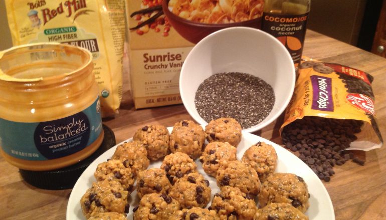 Crunchy Chocolate Chia Peanut Butter Balls