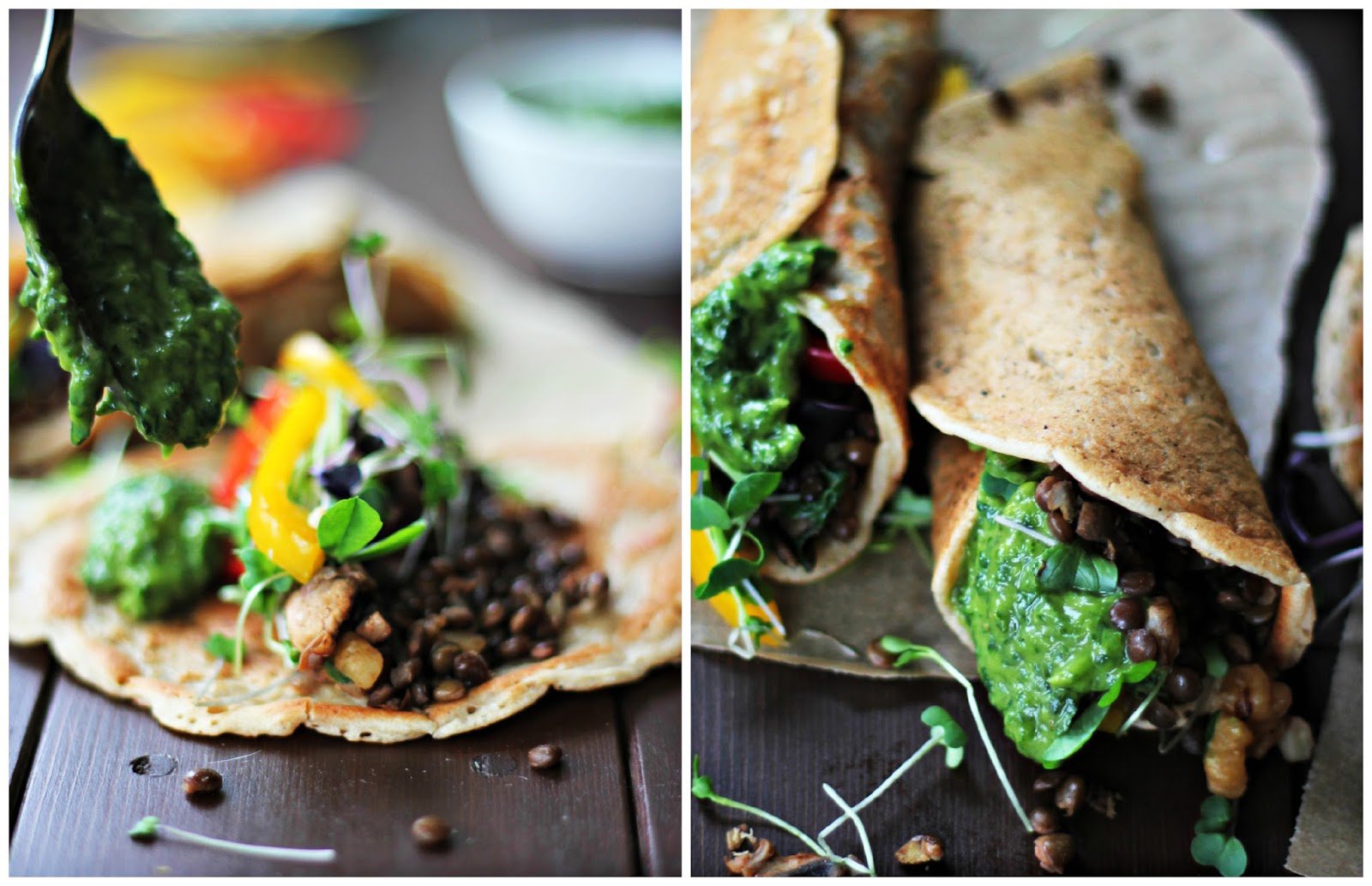Happy Tacos With Avocado Sauce - YogaDigest.com