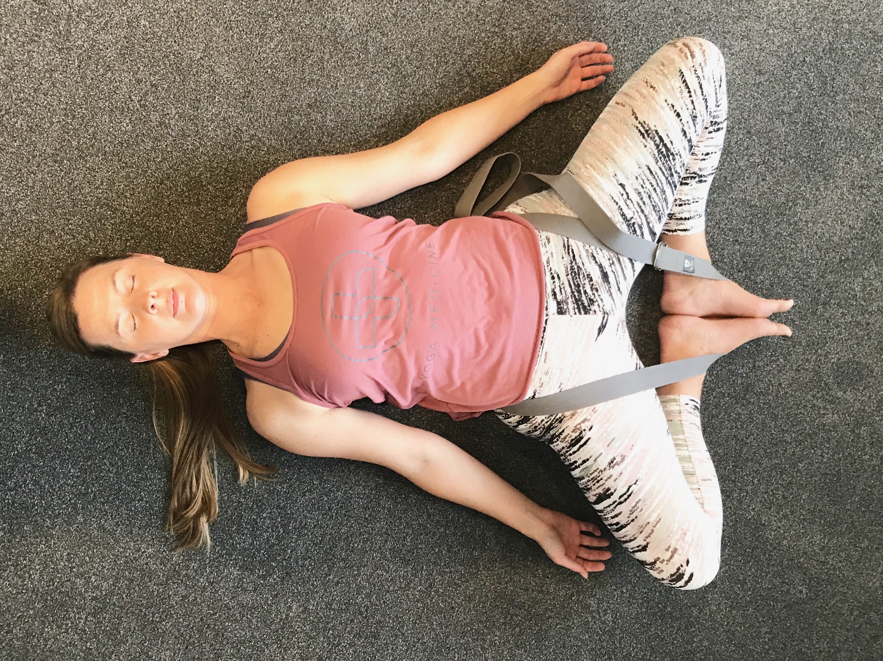 restorative yoga with straps