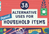 38 Alternative Uses for Unused Household Items (Infographic)