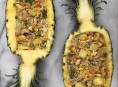 Cauliflower Fried Rice in Pineapple Boats Recipe